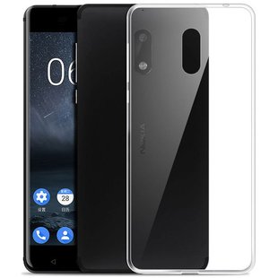 Силиконовый чехол для Nokia 6 Remax незаметный Прозрачный смотреть фото | belker.com.ua