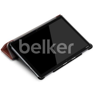 Чехол для Huawei MediaPad M5 Lite 10.1 Moko кожаный Коричневый смотреть фото | belker.com.ua