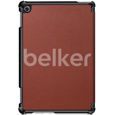 Чехол для Huawei MediaPad M5 Lite 10.1 Moko кожаный Коричневый смотреть фото | belker.com.ua