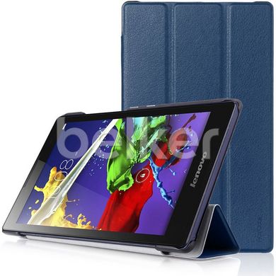 Чехол для Lenovo Tab 3 8.0 850 Moko кожаный Темно-синий смотреть фото | belker.com.ua