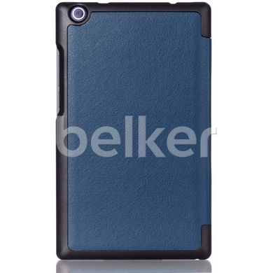 Чехол для Lenovo Tab 3 8.0 850 Moko кожаный Темно-синий смотреть фото | belker.com.ua