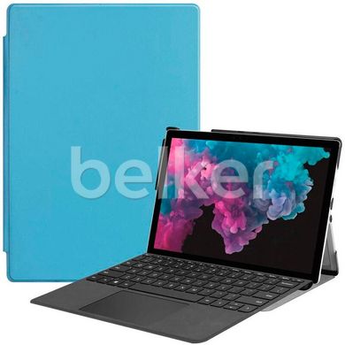 Чехол для Microsoft Surface Pro 7 12.3 2019 Moko кожаный Бирюзовый смотреть фото | belker.com.ua