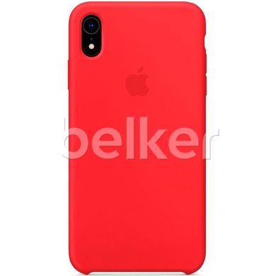 Оригинальный чехол для iPhone XR Silicone Case Красный смотреть фото | belker.com.ua