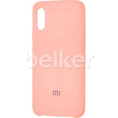 Оригинальный чехол для Xiaomi Redmi 7a Silicone Case Бежевый смотреть фото | belker.com.ua
