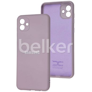 Оригинальный чехол для Samsung Galaxy A04 (A045) Soft Case Сиреневый