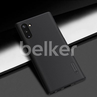 Пластиковый чехол для Samsung Galaxy Note 10 N970 Nillkin Frosted Shield Черный смотреть фото | belker.com.ua