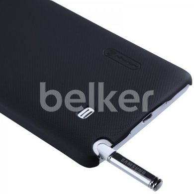 Пластиковый чехол для Samsung Galaxy Note 4 N910 Nillkin Frosted Shield Черный смотреть фото | belker.com.ua