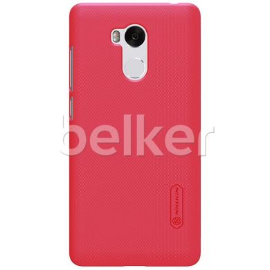 Пластиковый чехол для Xiaomi Redmi 4 Prime Nillkin Frosted Shield Красный смотреть фото | belker.com.ua