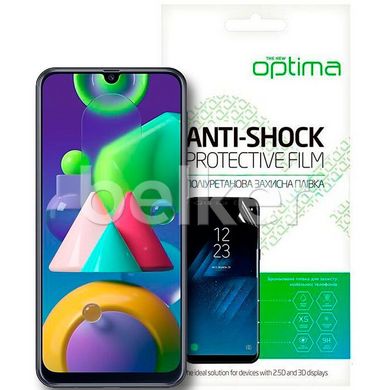 Противоударная TPU пленка Samsung Galaxy M21 (M215) Optima Anti-Shock Прозрачный смотреть фото | belker.com.ua