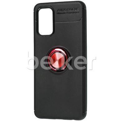 Противоударный чехол для Samsung Galaxy A32 Deen Magnetic Ring case Красный смотреть фото | belker.com.ua