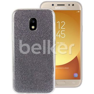Силиконовый чехол для Samsung Galaxy J7 2017 (J730) Remax Glitter Silicon Черный смотреть фото | belker.com.ua