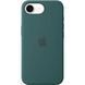 Чехол для iPhone 16e Silicone Case with MagSafe (replica) Зеленый