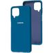 Оригинальный чехол для Samsung Galaxy A12 (SM-A125) Soft case Синий смотреть фото | belker.com.ua