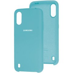 Оригинальный чехол для Samsung Galaxy A01 (A015) Soft Case Бирюзовый смотреть фото | belker.com.ua