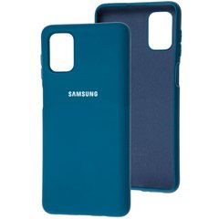 Оригинальный чехол для Samsung Galaxy M51 M515 Soft Case Синий смотреть фото | belker.com.ua