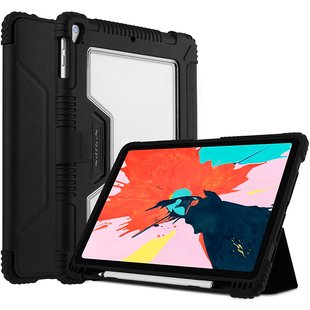 Противоударный чехол для iPad Pro 12.9 2020 Nillkin Armor book cover Черный смотреть фото | belker.com.ua