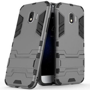 Противоударный чехол для Samsung Galaxy J2 2018 (J250) Honor Hard Defence Тёмно-серый смотреть фото | belker.com.ua