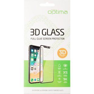 Защитное стекло для iPhone 13 Optima 5D Full Edge Glass Черное Черный смотреть фото | belker.com.ua