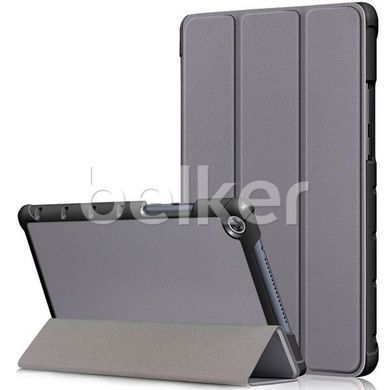 Чехол для Huawei MediaPad M5 Lite 8 Moko кожаный Серый смотреть фото | belker.com.ua