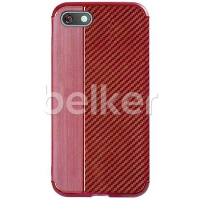 Чехол для Huawei Y5 2018 iPacky Carbon Красный смотреть фото | belker.com.ua