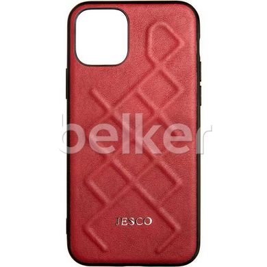 Чехол для iPhone 11 Pro Jesco Leather case Красный смотреть фото | belker.com.ua