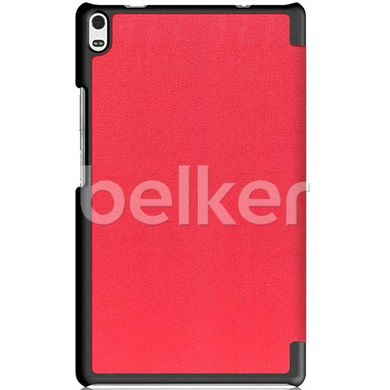 Чехол для Lenovo Tab 4 8 Plus TB-8704 Moko кожаный Красный смотреть фото | belker.com.ua