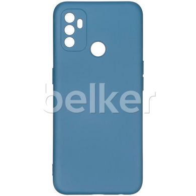 Чехол для Oppo A53 Full soft case Синий