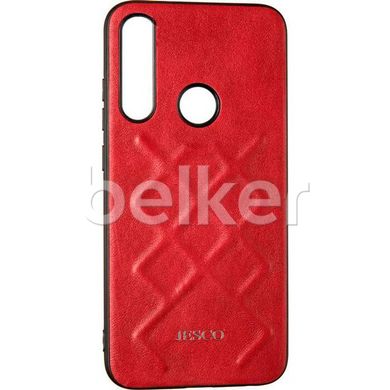 Чехол для Samsung Galaxy A10s 2019 (A107) Jesco Leather case Красный смотреть фото | belker.com.ua
