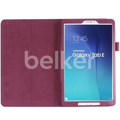 Чехол для Samsung Galaxy Tab E 9.6 T560, T561 TTX Кожаный Фиолетовый смотреть фото | belker.com.ua