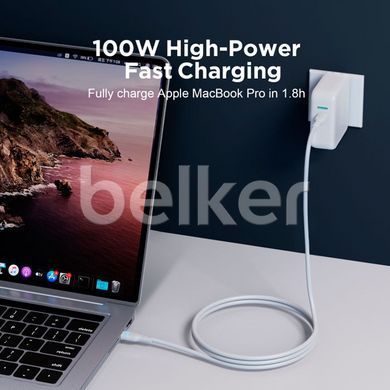 Кабель USB-C на USB-C JoyRoom S-CC100A13 100W 1.2 метра Белый