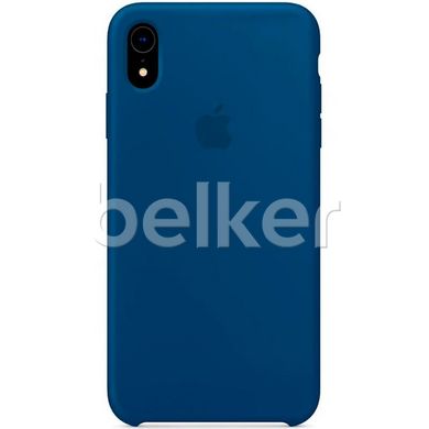 Оригинальный чехол для iPhone XR Silicone Case Темно-синий смотреть фото | belker.com.ua