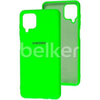 Оригинальный чехол для Samsung Galaxy A12 (SM-A125) Soft case Салатовый смотреть фото | belker.com.ua