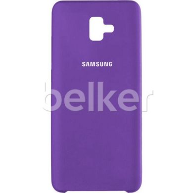 Оригинальный чехол для Samsung Galaxy J6 2018 (J600) Soft Case Фиолетовый смотреть фото | belker.com.ua