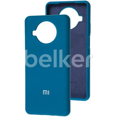 Оригинальный чехол для Xiaomi Mi 10T Lite Soft Case Темно синий