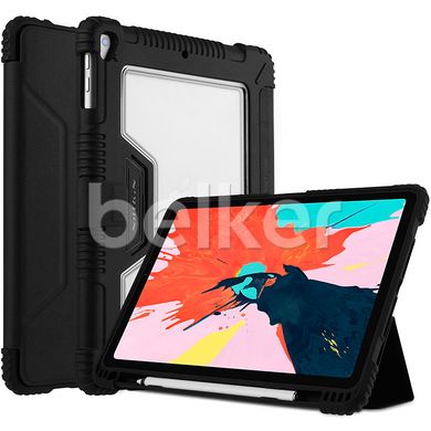 Противоударный чехол для iPad Pro 12.9 2020 Nillkin Armor book cover Черный