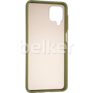 Противоударный чехол для Samsung Galaxy A12 (A125) Gelius Bumper case Хаки смотреть фото | belker.com.ua