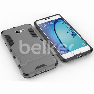 Противоударный чехол для Samsung Galaxy J5 Prime G570 Honor Hard Defence Тёмно-серый смотреть фото | belker.com.ua