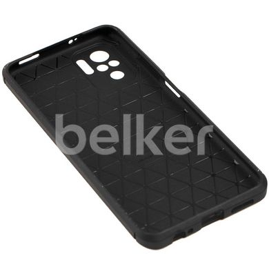 Противоударный чехол для Xiaomi Redmi Note 10 Ultimate carbon case Черный смотреть фото | belker.com.ua