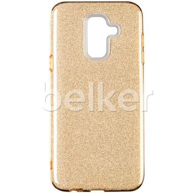Силиконовый чехол для Samsung Galaxy J4 Plus (J415) Remax Glitter Silicon Золотой смотреть фото | belker.com.ua