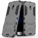 Противоударный чехол для Samsung Galaxy J2 2018 (J250) Honor Hard Defence Тёмно-серый в магазине belker.com.ua