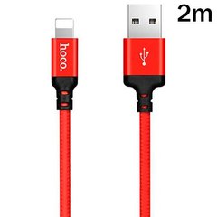 Кабель Lightning USB для iPhone iPad Hoco X14 Times Speed 2 метра Красный