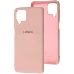 Оригинальный чехол для Samsung Galaxy A12 (SM-A125) Soft case Бежевый смотреть фото | belker.com.ua