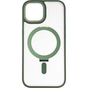 Чехол для iPhone 15 MagSafe Stand Зелёный смотреть фото | belker.com.ua