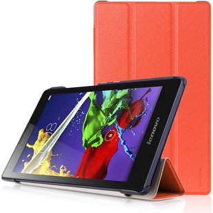 Чехол для Lenovo Tab 3 8.0 850 Moko кожаный Оранжевый смотреть фото | belker.com.ua