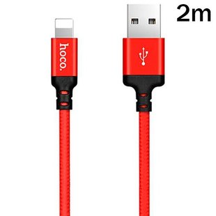 Кабель Lightning USB для iPhone iPad Hoco X14 Times Speed 2 метра Красный