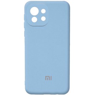 Оригинальный чехол для Xiaomi Mi 11 Lite Soft case Голубой смотреть фото | belker.com.ua