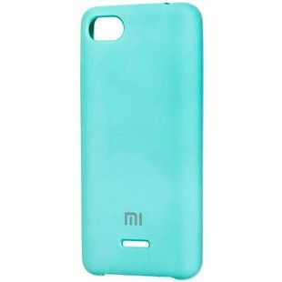 Оригинальный чехол для Xiaomi Redmi 6A Silicone Case Бирюзовый смотреть фото | belker.com.ua
