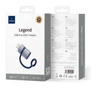 Переходник USB на Type-C Wiwu Legend Converter A-C Wi-C052
