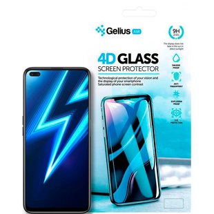 Защитное стекло для Realme 6 Pro Gelius Pro 4D Черный смотреть фото | belker.com.ua