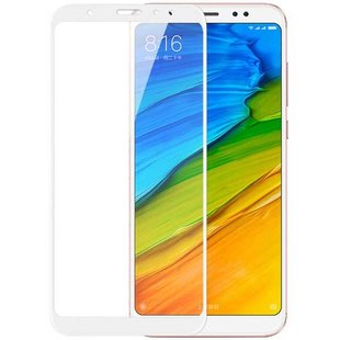 Защитное стекло для Xiaomi Redmi Note 5 Pro Tempered Glass 3D Белый смотреть фото | belker.com.ua